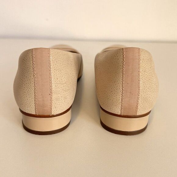 Clarks Unstructured Juliet Blush Pink Leather Ballet Flats - Picture 5 of 7